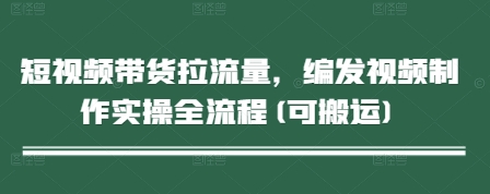 （5.5）短视频带货拉流量，编发视频制作实操全流程(可搬运)